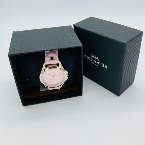 NWT COACH PINK LIBBY WATCH 34MM - Picture 9 of 9